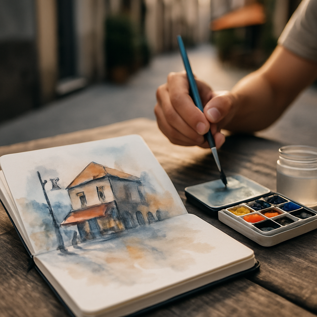 Städtische Aquarell Skizzen: Tipps von Brenton Holmes 716baa33 5979 4e0e b725 e3c9aac6d351